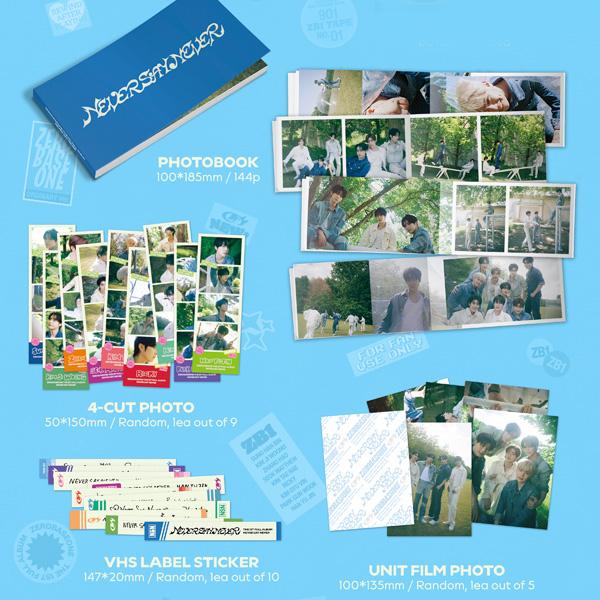 (+shop Gift) ZEROBASEONE - The 1st Full Album [NEVER SAY NEVER] PHOTOBOOK Ver.
