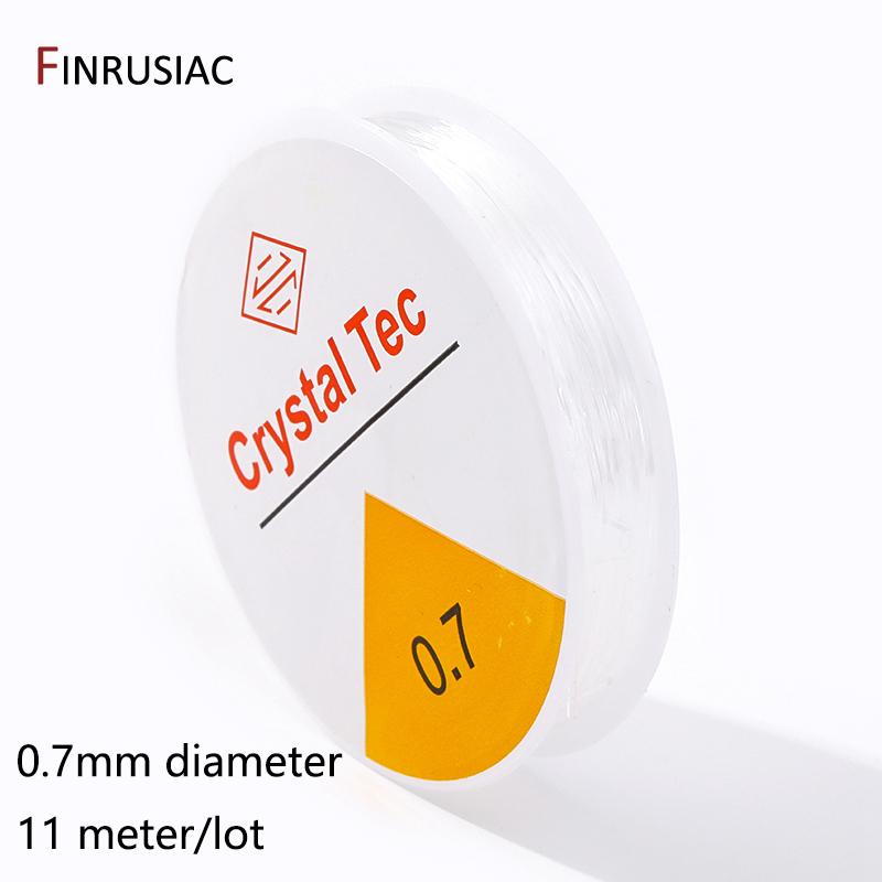 0.4-1.0mm Elastic Cord String Transparent Crystal Elastic Line For Jewelry Making,DIY Bracelet Necklace Beaded Accessories