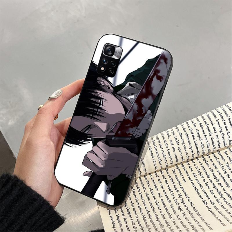 

Levi Ackerman Carcasa Funda Phone Case For Xiaomi Redmi note 14 Pro 14 13 12 11 10 Pro 14S 12S 11S Redmi 14C 13C 10 Redmi Note 14S