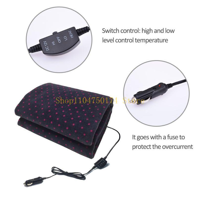 12V Electric Heated Blanket for Smart Multifunctional Travel Electric Blanket for Car, Truck, Boats or RV with High/Low top sale