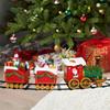 Christmas Train Set Christmas Decoration with Light and Sound Indoor Christmas Train Toy for Children Toddler 3 4 5 6 Year Old