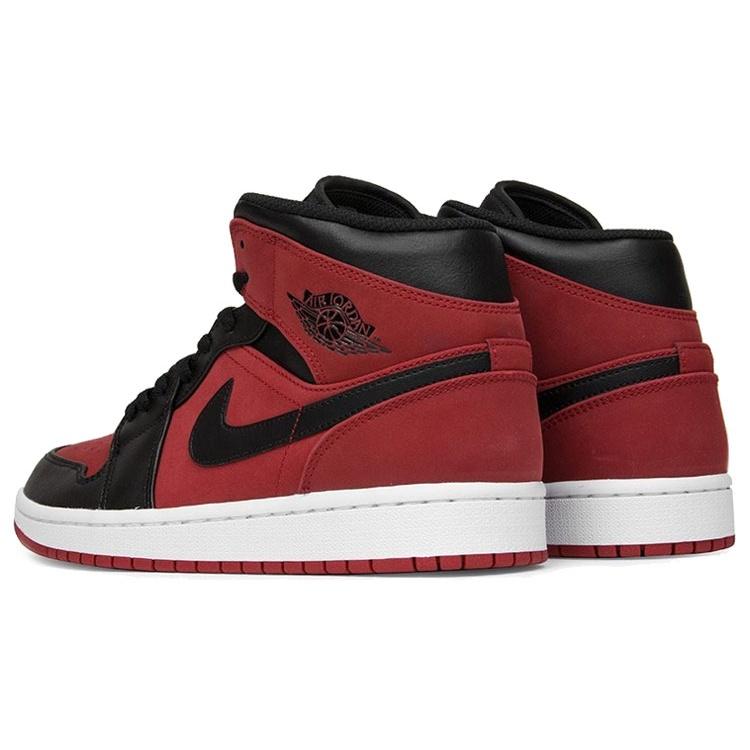 Air Jordan 1 Mid 'Reverse Banned Gym Red Black' Męskie 554724-610