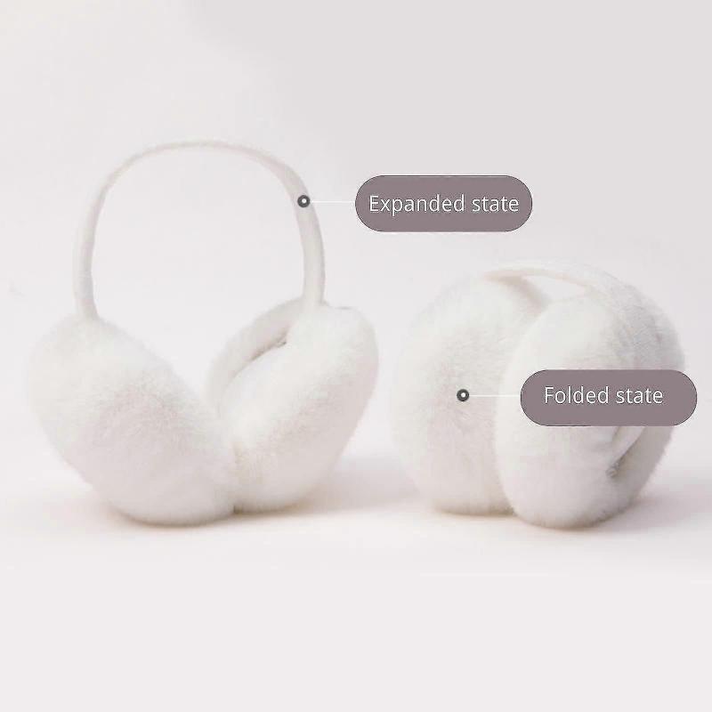 Winter Ear Warmers For Womensoft & Warm Cable Knit Furry Fleece Earmuffs