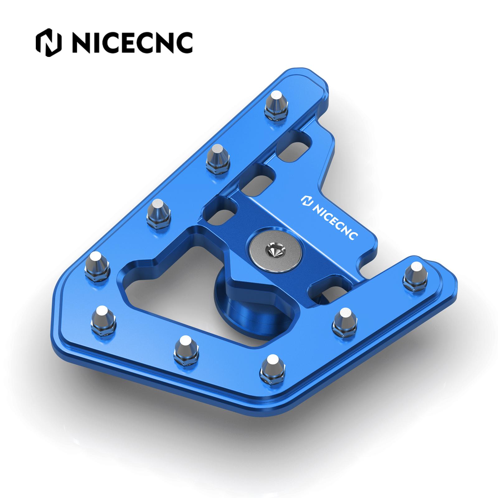 NICECNC Raptor 700 Rear Brake Pedal Lever Extension Extender For Yamaha Raptor 700 2006-2012 6061-T6 Aluminum CNC Machined ATV