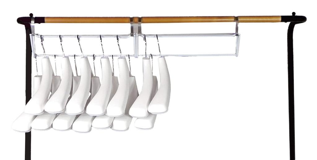 Shinko Hanger (Shinkohanger) Improves Storage Efficiency with a Set of 2 V-Shaped Space Hooks for White Clothes, Clothes, Closet Organization,