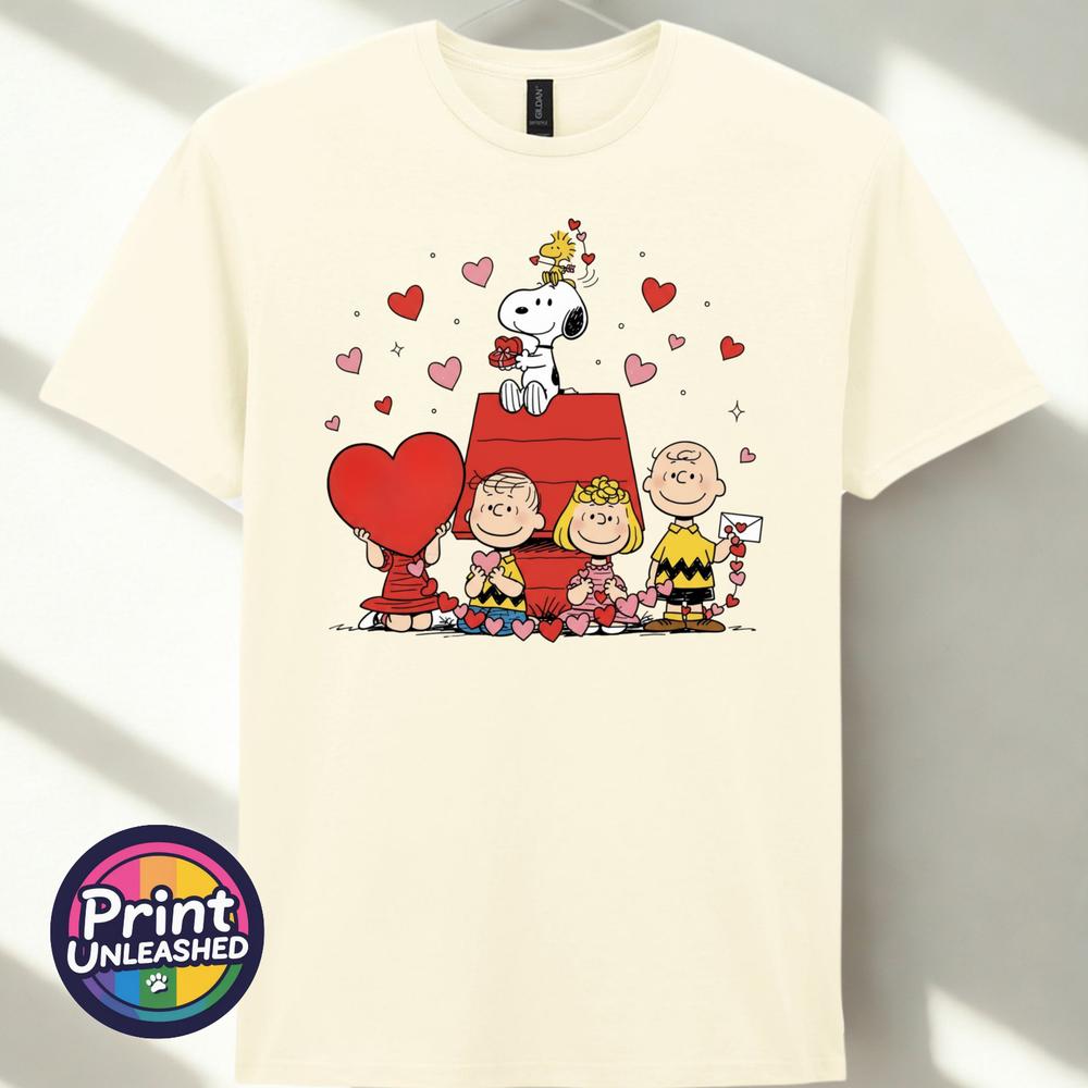 Fun Beagle Friends Graphic TShirt Adult Unisex Cute Tee S2XL Love Friendship
