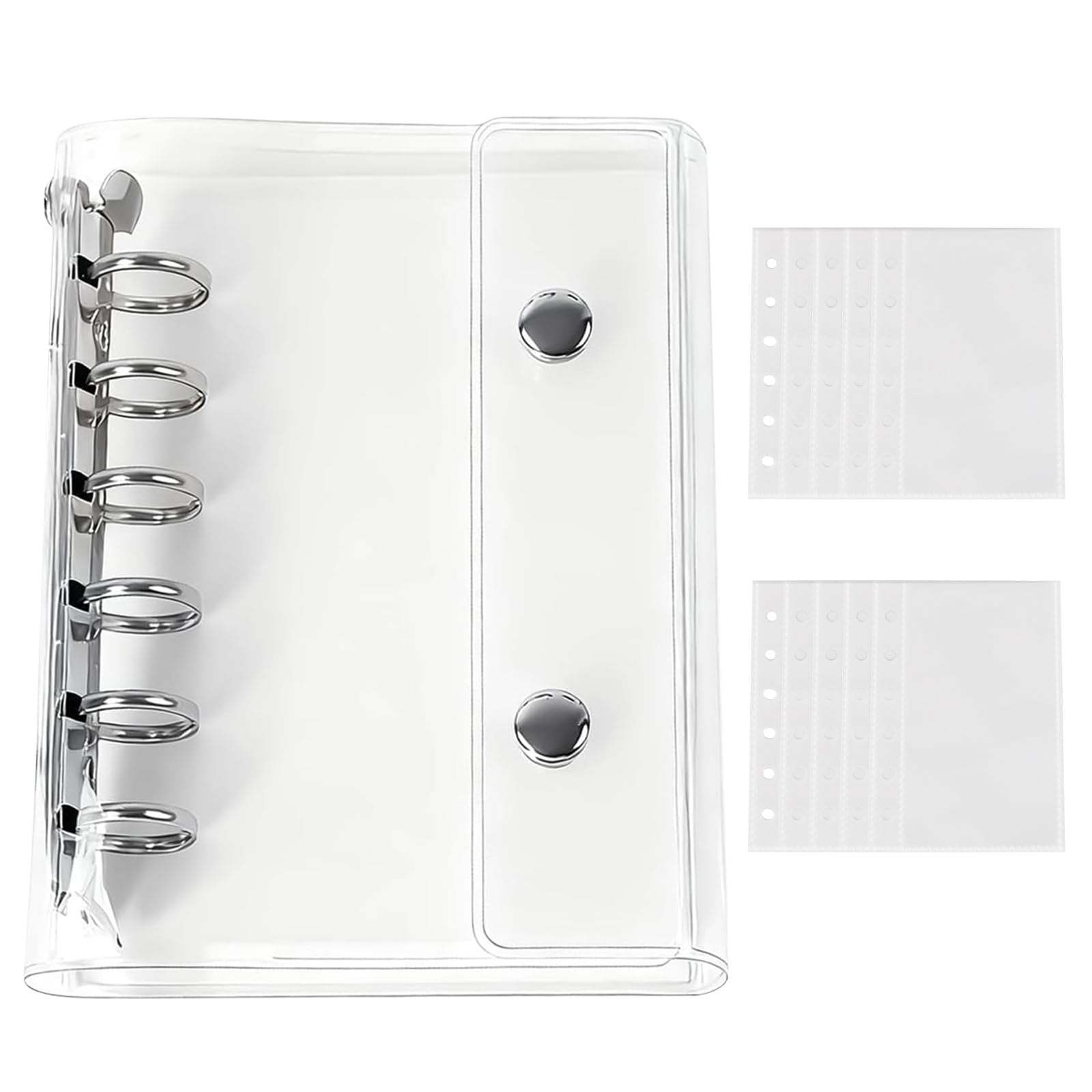 

Sediven Прозрачная наклейка A7 Прозрачная микро-наклейка Книга любимых вещей, Девочка, Отклеивающаяся, Папка, Папка, 6 отверстий, 6, Хранение, (чистый)