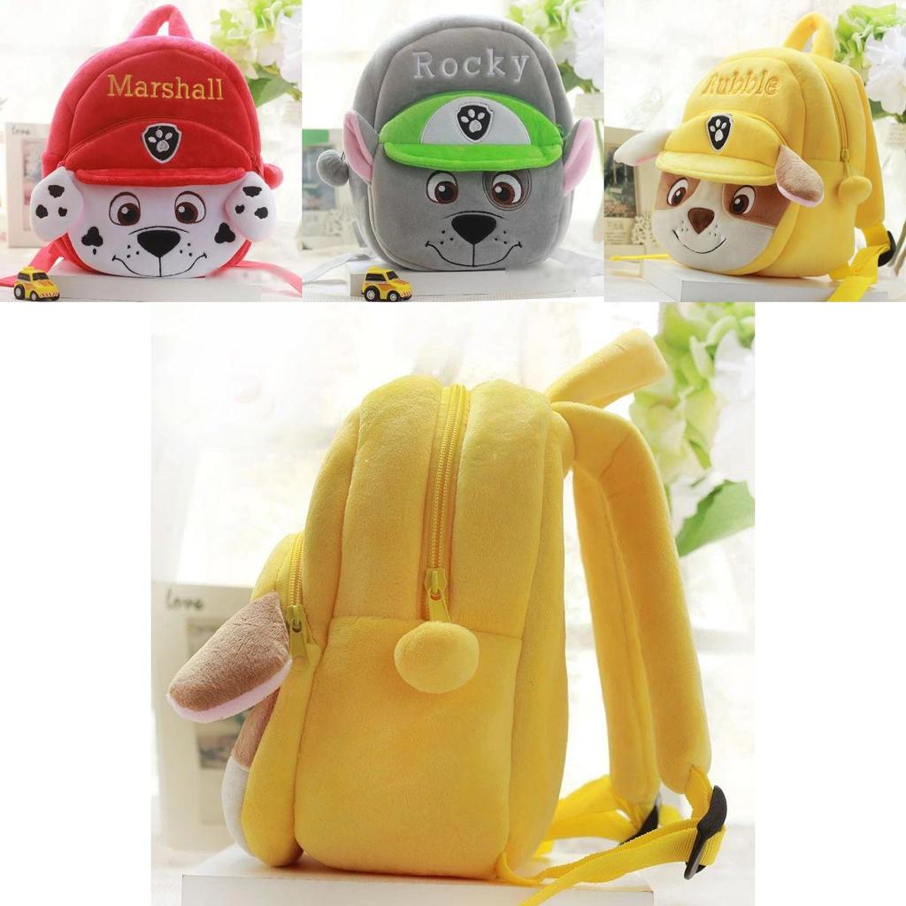Paw Patrol Plush Backpack Soft Shoulder Bag For Kids Children Schoolbag Gift