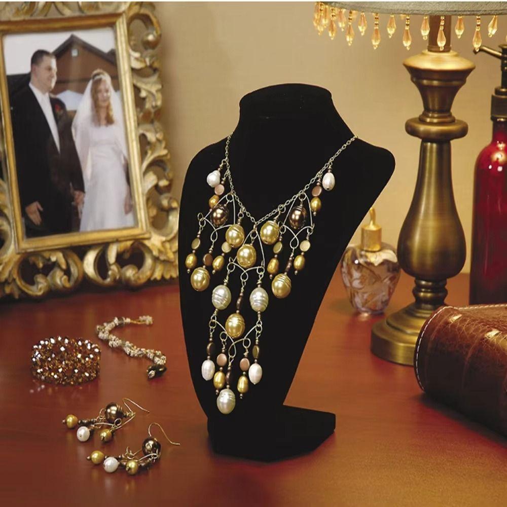 New Pendant Display Jewelry Display Rack Mannequin Jewellery Display Organizer Stand Retail Shop Decorate Bust Holder