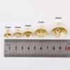 20Pcs Gold Jingle Bells DIY Multisize Bell Craft Mini Bell Bulk for Wedding Festival Holiday Home Xmas Tree Decorations