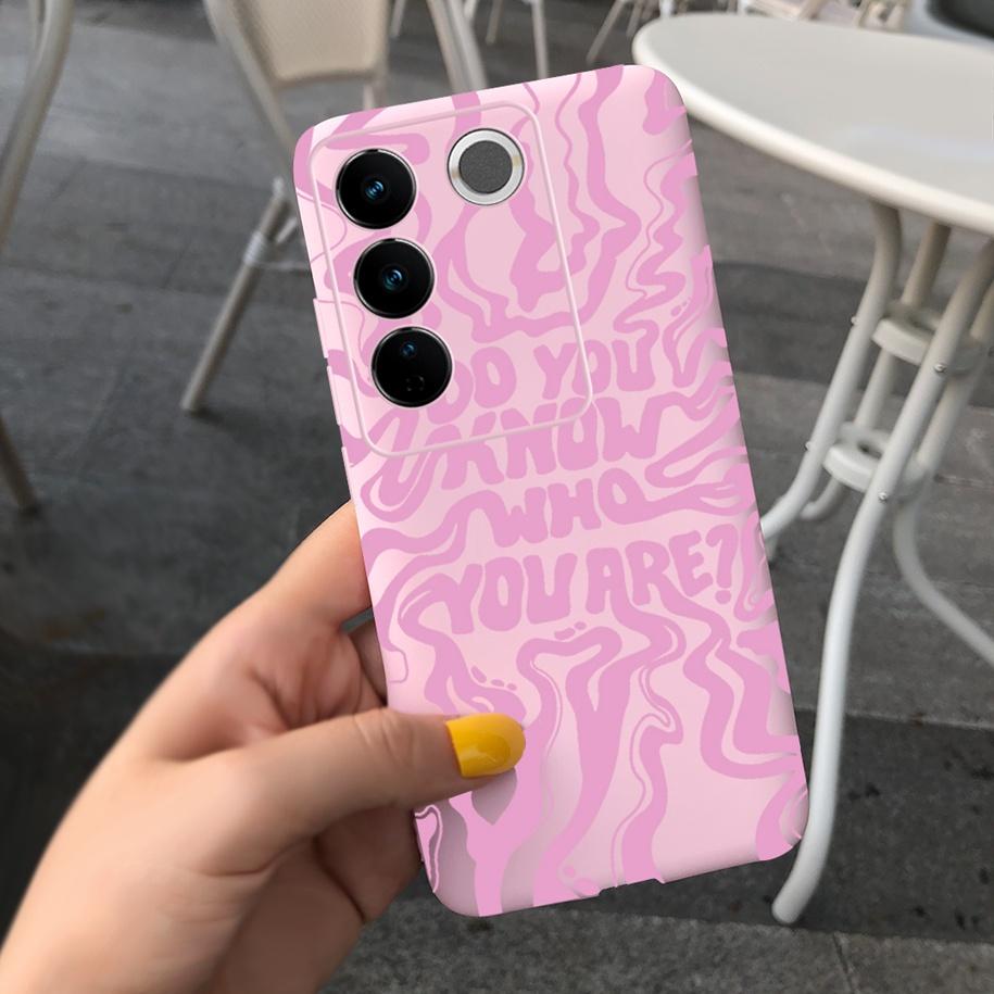 For Vivo V27 Pro Case Vivo V27e Back Cover Fashion Candy Color Painted Funda For Vivo V27 5G V 27e V27Pro V2237 V2230 Soft Shell