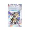 50pcs Self-Sealing Laser Small Plastic Bags for Jewelry Pouch with Clear Display Window Jewelry Packaging Gift Storage Bag