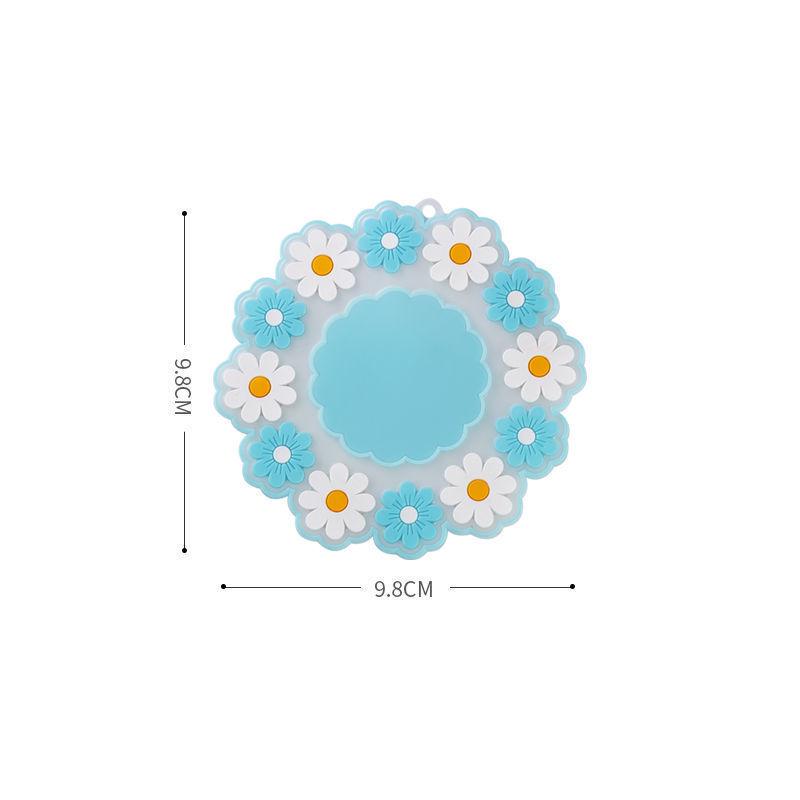 Gänseblümchen Floral Silikon Hitzebeständige Matte - Esstischunterlage, Verbrühschutz Topfuntersetzer, Schüsseluntersetzer, Untersetzer