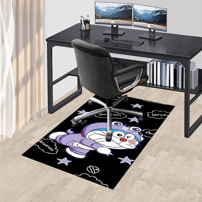 1pc Doraemon astronaut Carpet Anti Slip Polyester Floor Mat for office.Bedroom
