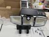 Solar Super Bright LED Sensor Wall Light Outdoor Patio Triple Wall Light IP65 Waterproof Adjustable Angle Three Side Lighting