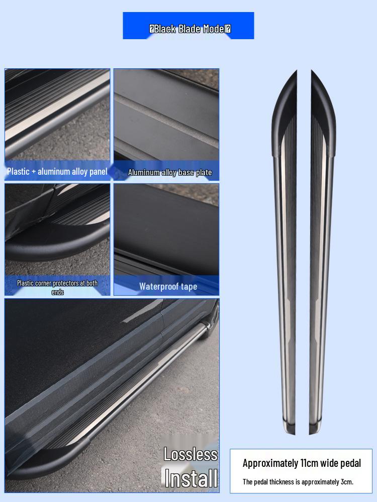 2024 Beijing BJ30 Electric Vehicle Aluminum Foot Pedals with Welcome Lights