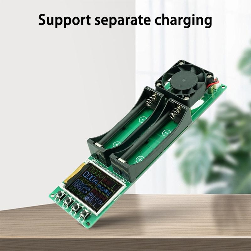 Professional Double Channel Battery Capacity Tester Automatic Cycling Mode Internal Resistance Measurement