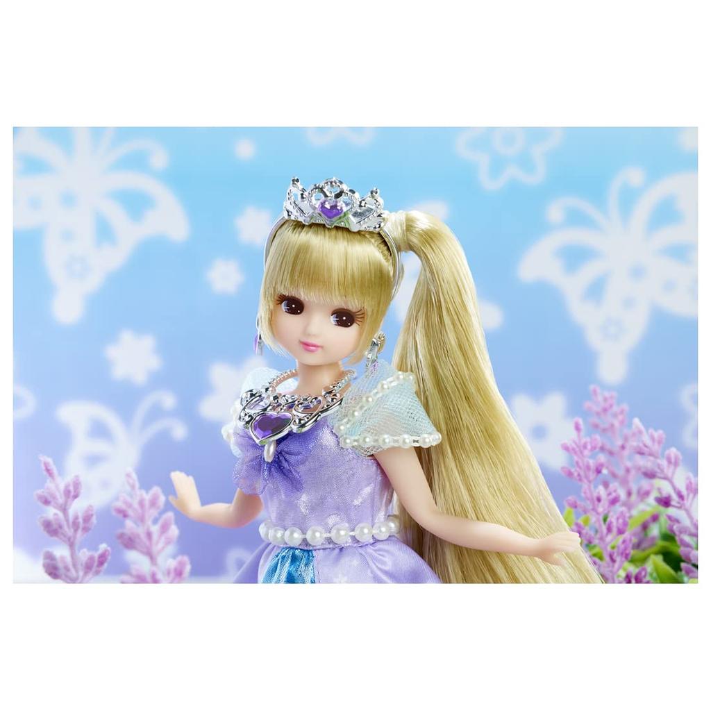 Takara Tomy "Licca Doll LD-04 Lavender Butterfly" Dress-up Doll, Pretend Play Toy, Ages 3 and Up, Meets Toy Safety Standards (ST Mark), Licca TAKARA