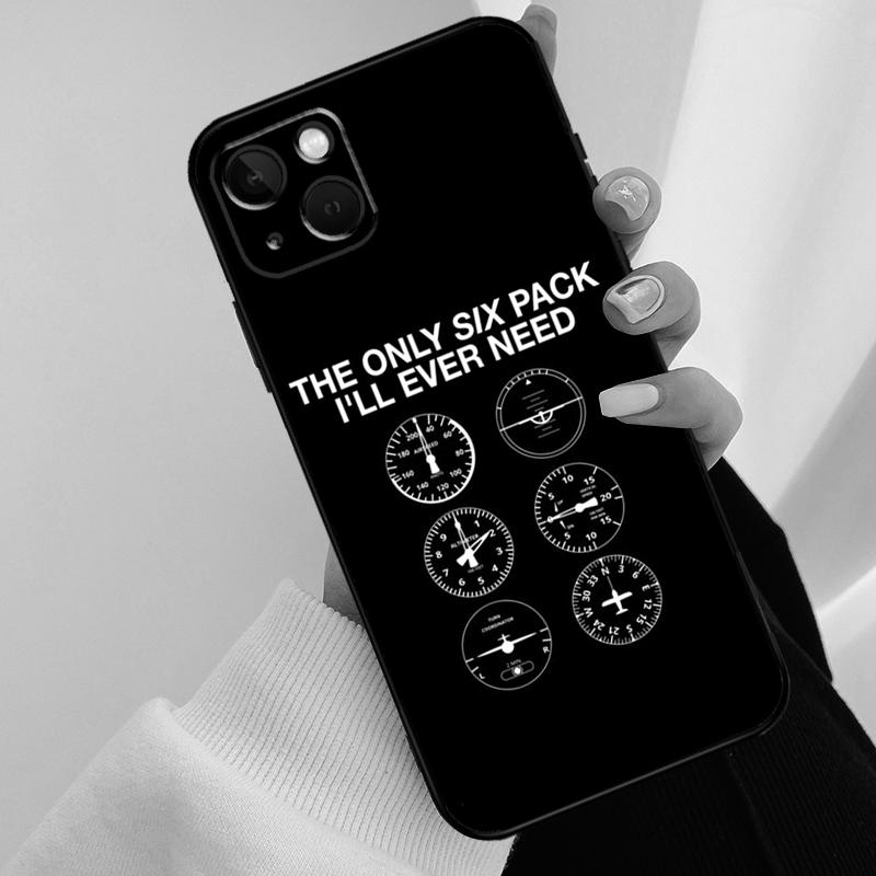 Aviation Aeroplane Pilot Cockpit Phone Case For iPhone 16 Pro Max 14 13 12 11 15 Pro Max mini XR 15 16 Plus 16e Cover Coque