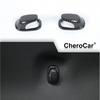 Carbon Fiber Grain Roof Top Small Hook Cover Trim For 2010-2015 Chevrolet Camaro