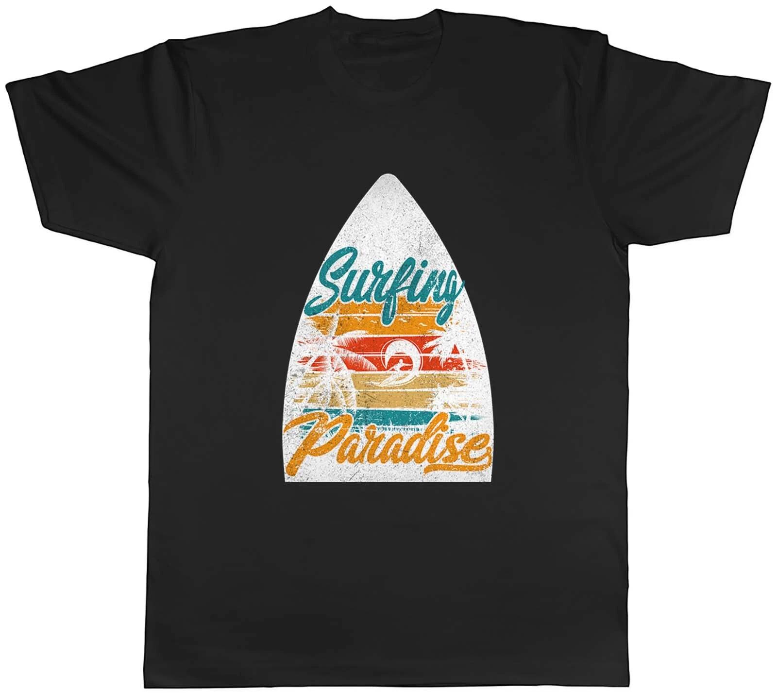 Surfing Paradise Mens Unisex T-Shirt Tee Gift S
