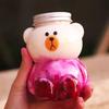Kawaii Kleine Bärenwasserflaschen Für Milch Tee Kaffee Saft Tragbarer Trinkbecher Home Transparente Saftgetränkeflasche