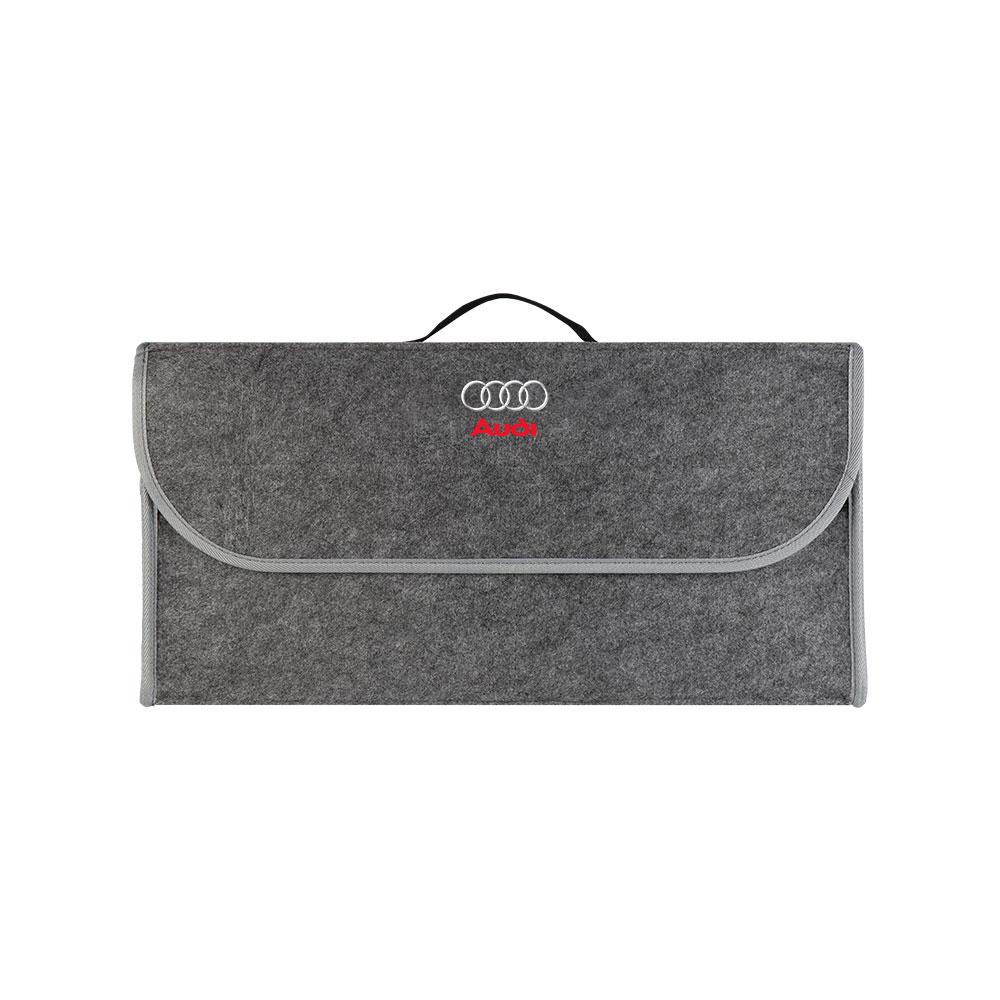 1Pcs Car Soft Felt Storage Bag Organizer Cars Foldable Trunk Bag For Audi S5 S6 S7 S4 S8 TT TTS A4 B8 A3 B6 A6 C7 C6 B7 Q5 Q7 C5 A5 B5 A7 A1 Q3 A8L Q8