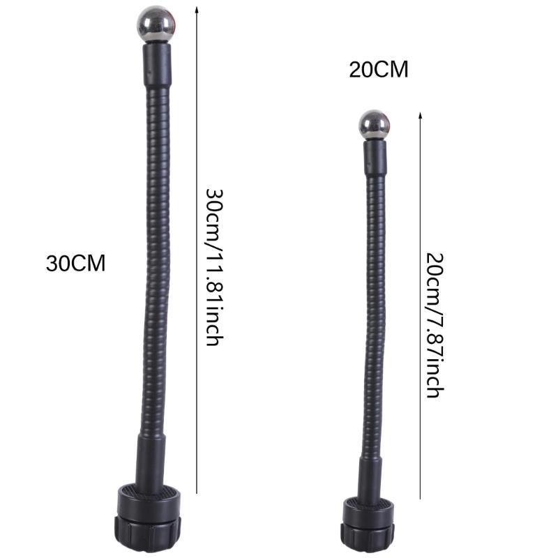 Aluminum Ball Adapter Extension Hose Multiple Position Adjustable Suitable For Mobile Phone Car Vent Suction Cup Mounts