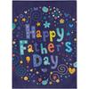 Garden Flag Double Sided for Outside Yard Flags Happy Father's Day Navy Holiday Flags Decorative Small All Seasons