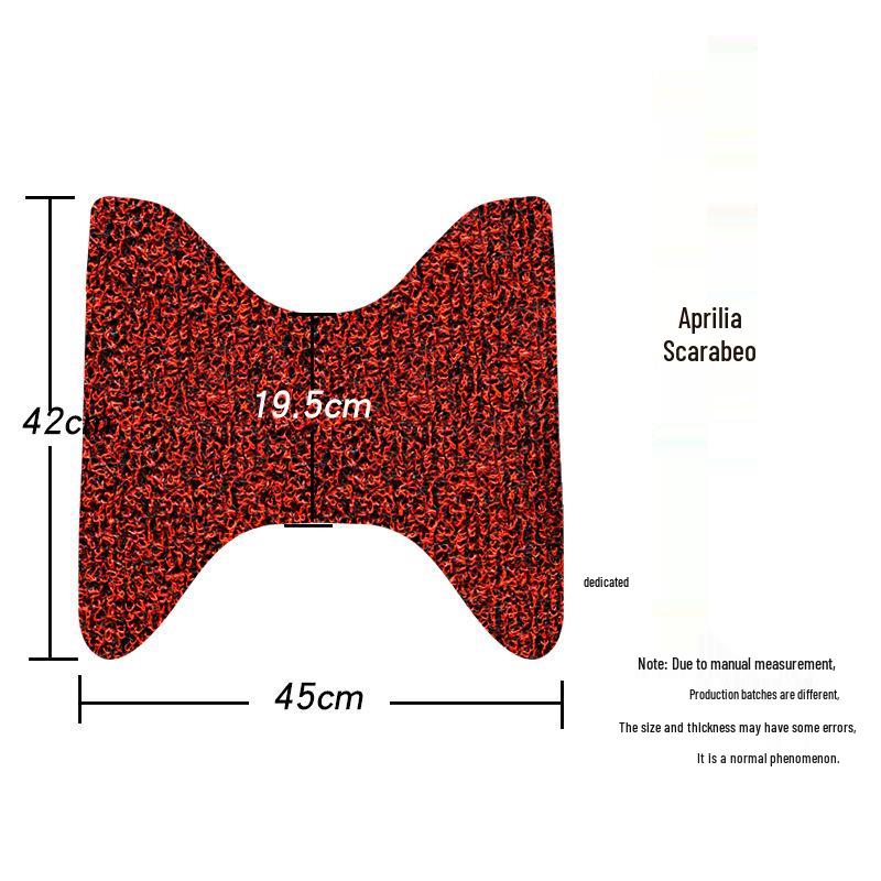 Jin Cheng Aprilia Scarabeo 200 Motorrad Seide Fußpolster Matte