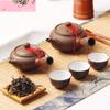 Japanese Style Purple Clay Handmade Tea Pot Chinese Tea Set Creative Office Kung Fu Kettle Ceramic Side Handle Filter Teapot