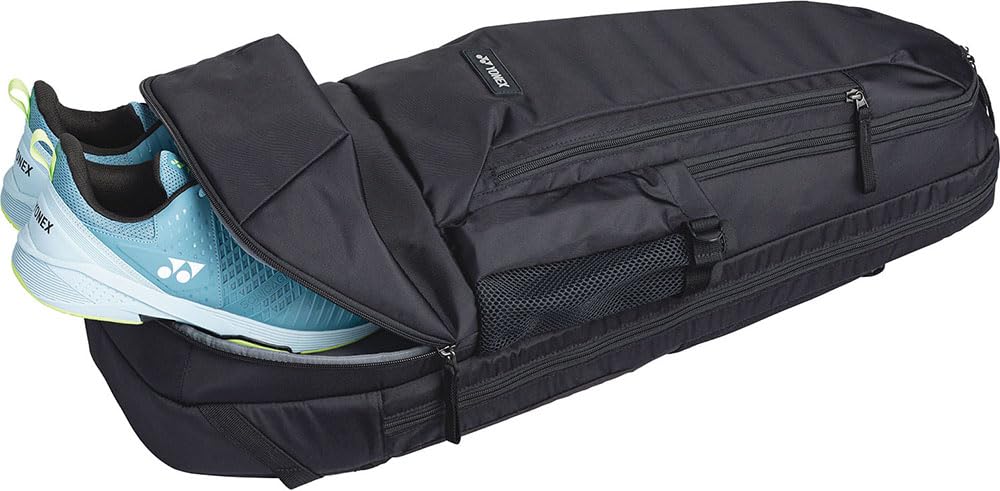 YONEX Tennis Racket Racket Backpack 2 Black Bag, (for rackets),