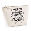 Toiletry Bag - PLANETEE - "I Can't Minimalist" Collection - Beige - 100% Cotton - 3 L