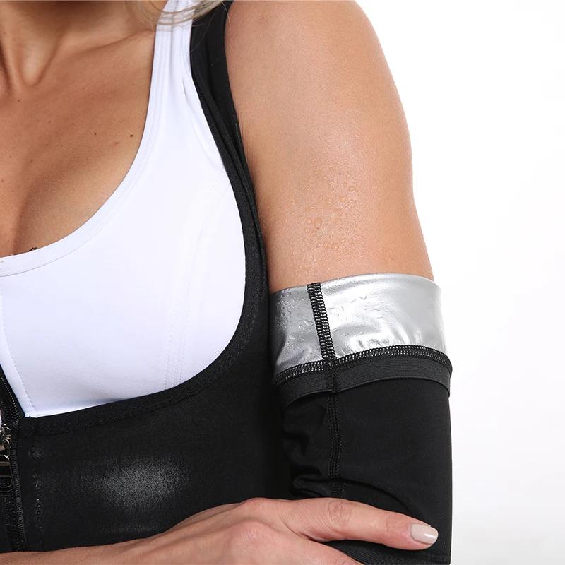 1Pair Arm Slimming ShaperS Compression Wrap Sport Sauna Sweat Bands for Weight Loss Women Workout Fitness Arm Trimmer Strap