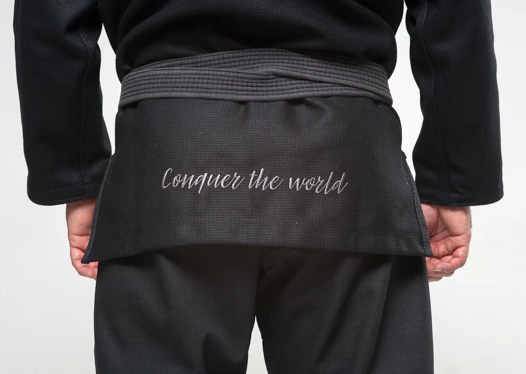 Atama Gi / Kimono BJJ Herren Mundial Schwarz A1