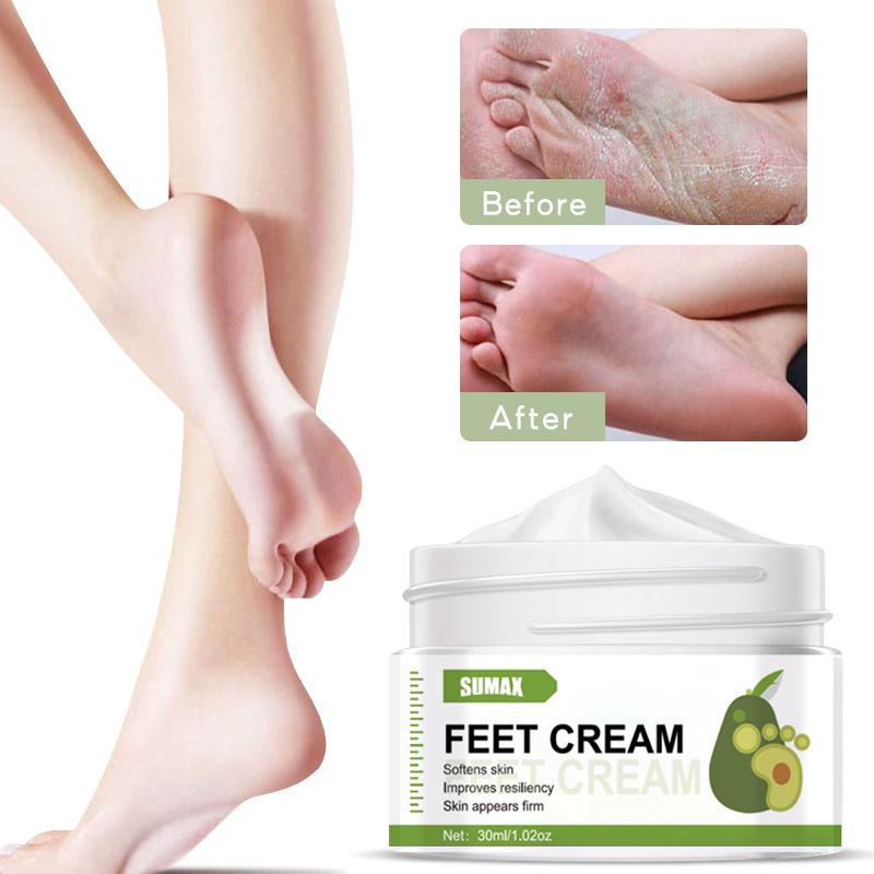 Avocado Foot Cream 30ml Mooth Delicate Radiant and Translucent Rapid Absorption of Skin Retinol Anti Aging Serum