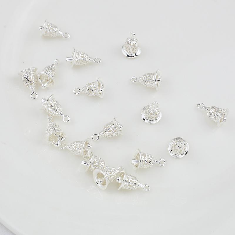 

Подвеска-колокольчик с полым звенящим колокольчиком из 18-каратной меди для сережек, головных уборов, шпилек и ювелирных аксессуаров своими руками (9x15мм)