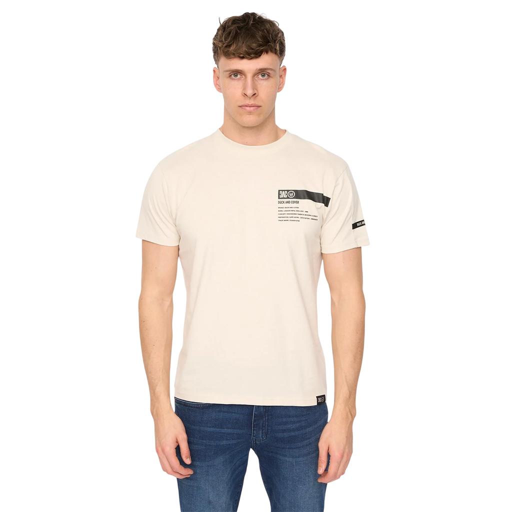 Duck and Cover Mens Tatick Brushed Cotton T-Shirt