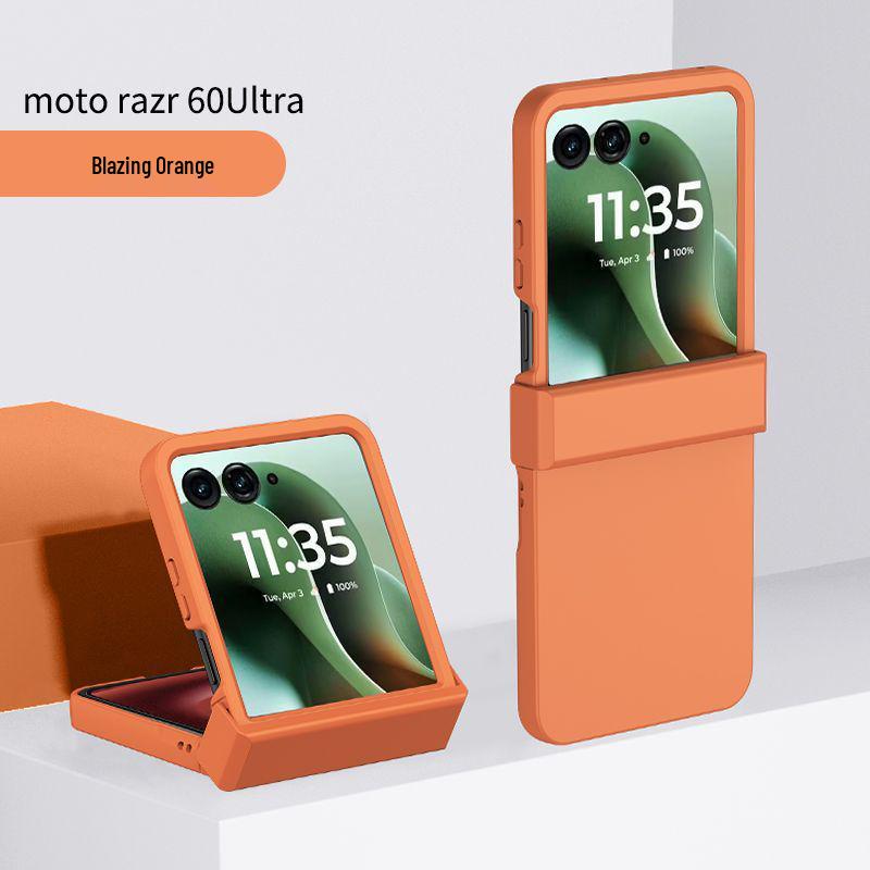 Motorola Razr 60 Ultra Three-stage Full Coverage Anti-drop Hard Protective Case Motorola Razr 60 Ultra оранжевый