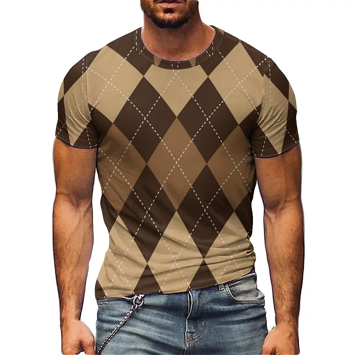 

3D printed short sleeved T-shirt art design street fashion XS