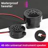 Electric three-wheeler motorcycle reversing voice-activated horn, 12V, 48V, 60V, dual wires, electric vehicle accessories.