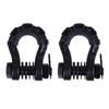 2 Pieces D Ring Shackles Off Road Towing Accessories,Rugged Heavy Duty Tow for Strap