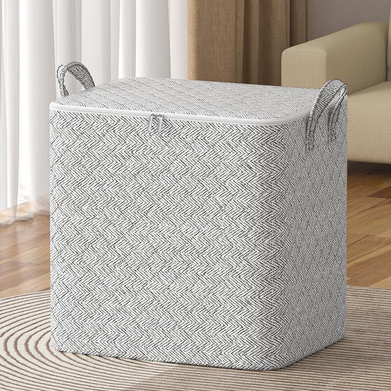Large-capacity Gray Arrow Clothing Dust-proof Quilt Storage Bag Is Convenient To Organize Sweaters Pants Quilts Toys and Other Storage