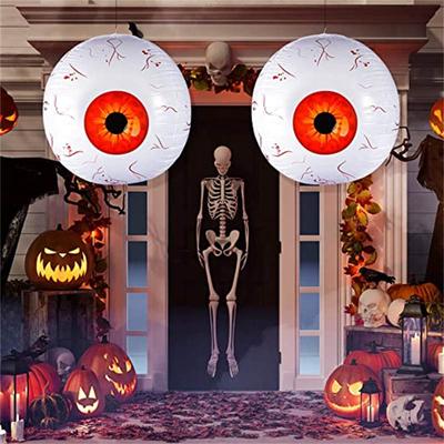 6 ks nafukovacích očních balónků ve tvaru oka, 22 palců, 3barevné hororové párty, oční balónky pro strašidelné halloweenské dekorace