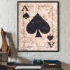 Cool Playing Card Fashion Luxury Poster Sticky Wall Art Printing Waterproof Home Living Bed Room Bar Aesthetic Decor