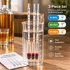 Glass Alcohol Meter Set, Full Range 0-100%