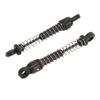 2Pcs Rear Shock Absorber Remote Control Car Shock Absorbers for WLtoys 2428 1/24 RC Crawler Car Black