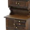 1/16 Dollhouse Bookcase Display Cabinet for Various Rooms Wood Furniture Accessory