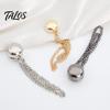 Trouser Leg Clips 2Pcs Magnetic Clothing Pin for Shortening Pants Legs, Button Clip Legs Shirt Sleeves Hems, Clothes Decorative with Chain No
