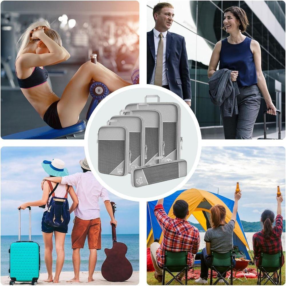 Large Capacity Compression Packing Cubes Portable Suitcases Bag  Miscellaneous Storage